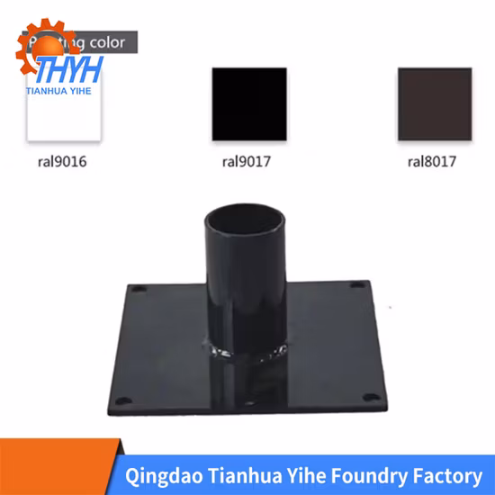 China Factory Wholesale Galvanized Circular Solar Monitoring Pole Camera Pole