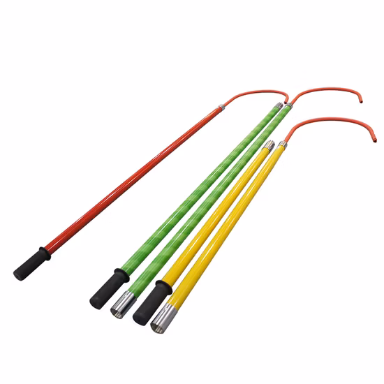 Electrical Telescopic Safety Low Voltage Insulated Rescue Hook Pole Price