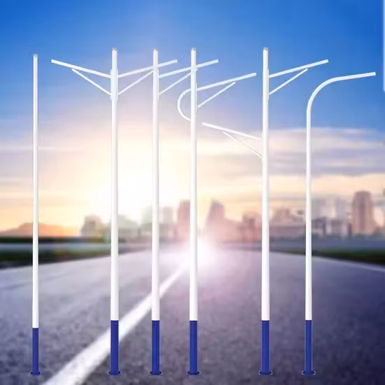 Street Light Pole with Advertising Housing WiFi Street Light 80W 100W with Camera in Smart Cities Omni Street Light IP66