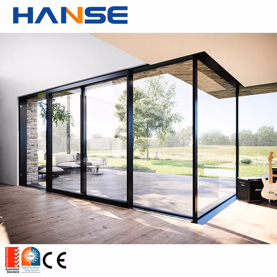 Doors Aluminum Telescopic Tempered Automatic Single Triple Glass Sliding Shower Door Interior Sliding Patio Doors Systems